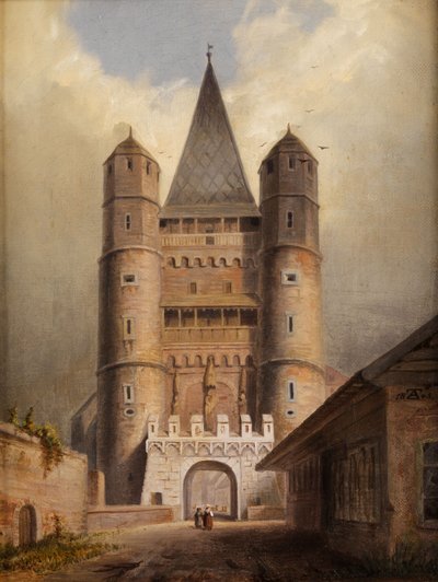 Spalentor in Basel von F. A. Zeuschner